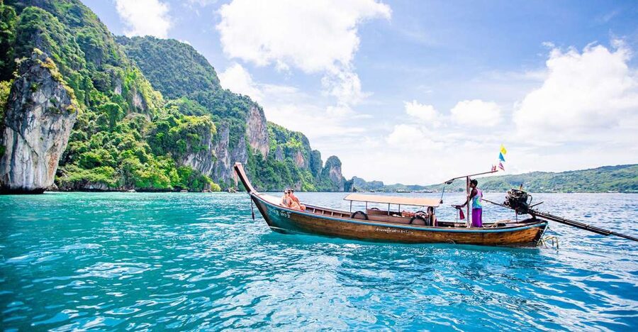 Phi Phi: Half-Day Phi Phi Snorkeling Trip by Longtail Boat - Pi Leh Lagoon, the most dramatic setting