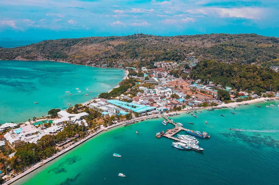 Phi Phi Island Highlights: Cruise, Snorkel & Buffet Lunch - Seeing Maya Bay from the water