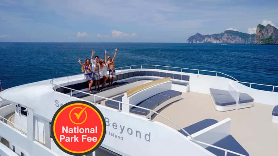 Phi Phi Island Highlights: Cruise, Snorkel & Buffet Lunch - From Phuket hotels to Sea Angel Pier
