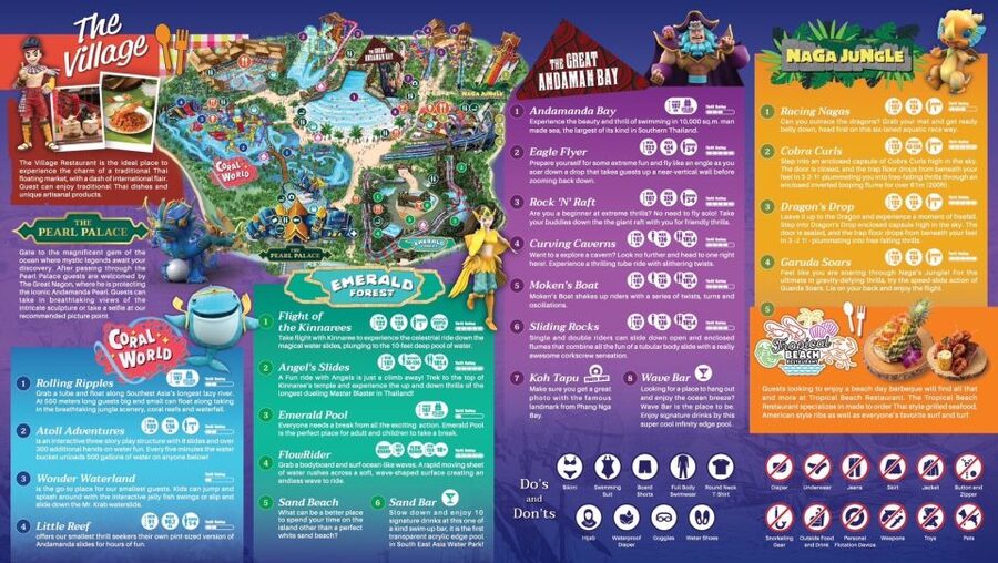 Phuket: Andamanda Water Park Ticket - Eating at the floating village restaurant