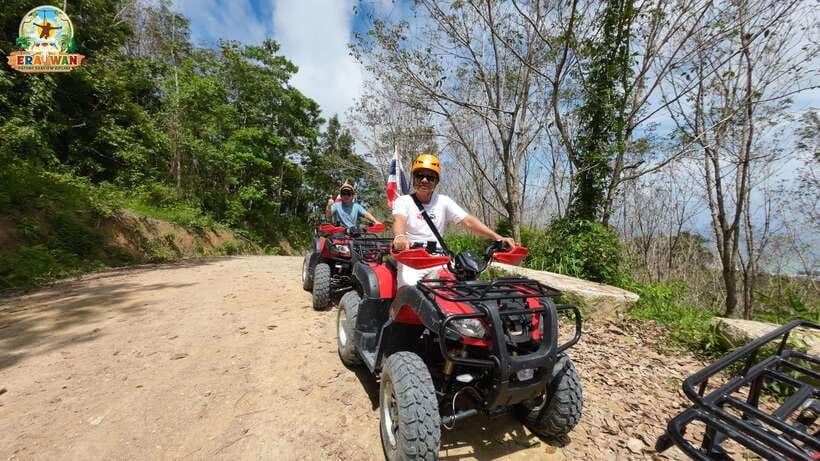 Phuket: ATV Quad Mountain Adventure with Panoramic Sea View - Reaching the Panoramic Sea Viewpoint