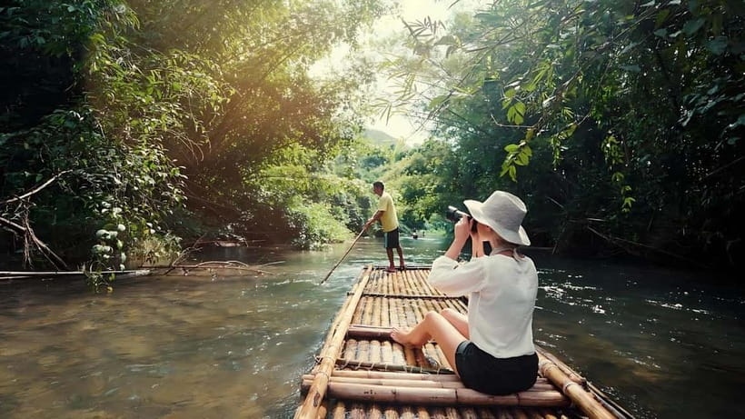 Phuket: Bamboo Rafting & ATV Ride (Optional) - Lunch at Songpreak Rafting