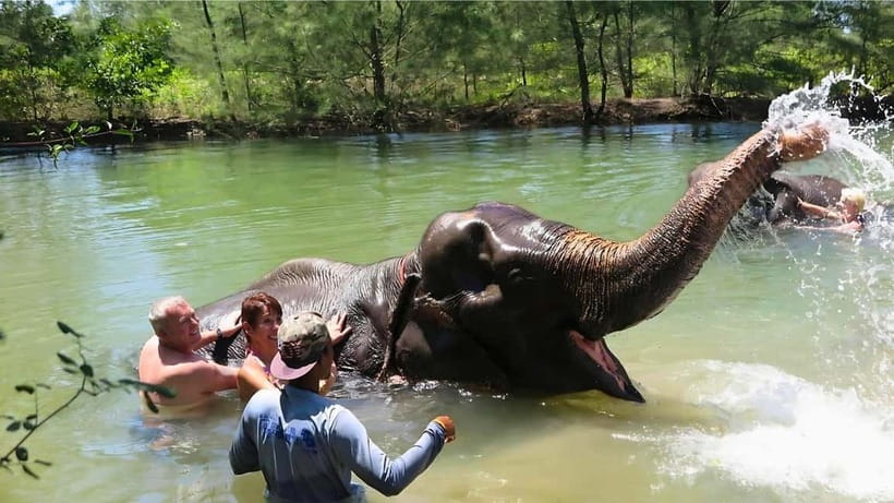 Phuket: Bamboo Rafting & ATV Ride (Optional) - Bamboo rafting on the Khao Lak river