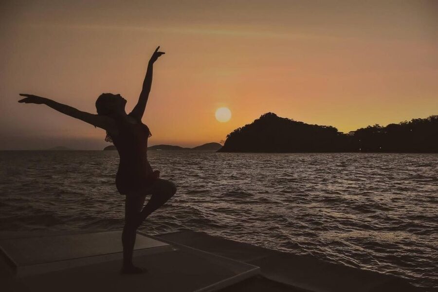 Phuket: Coral Island & Sunset Dinner by Sailing Catamaran - Dinner near Promthep Cape at sunset