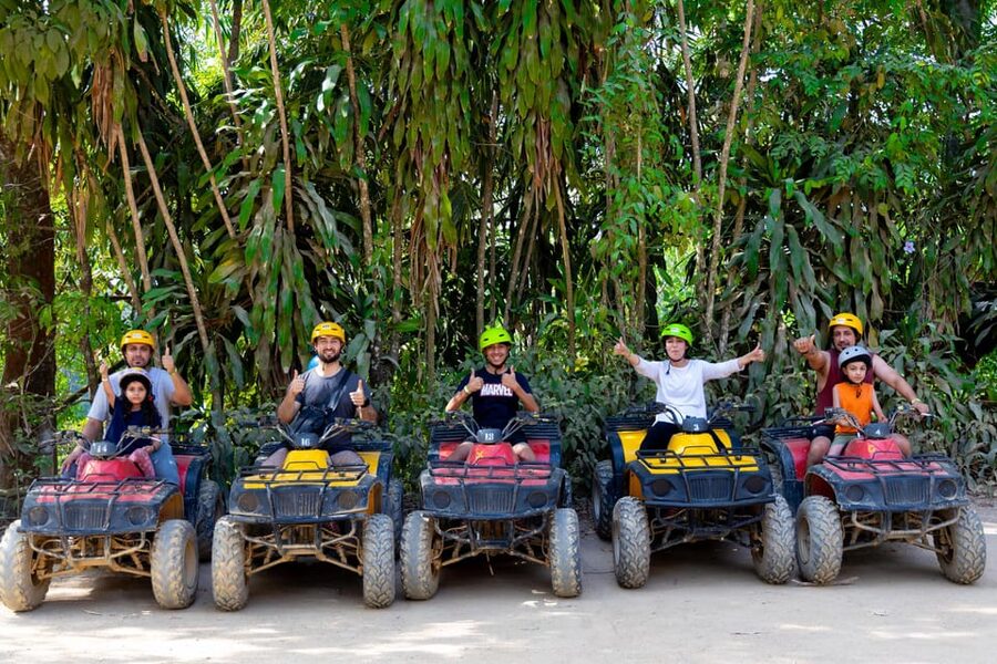 Phuket: Eco-Rider ATV Journey and Big Buddha View - Riding through rubber trees and rural Phuket