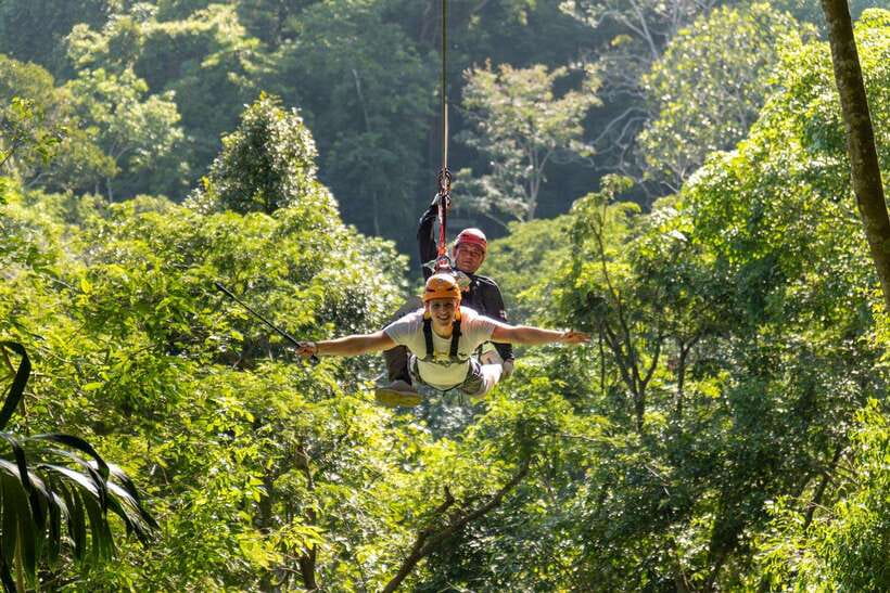 Phuket: Erawan Zipline Adventure with Ocean Views in Patong - The ziplines, bridges, and abseil points