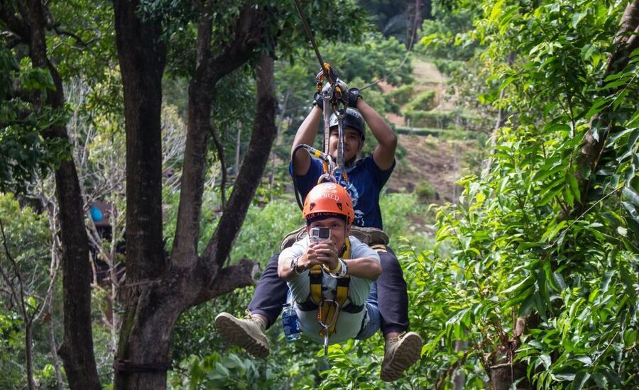 Phuket: Hanuman World Zip Line Adventure - Flying through Phuket’s forest canopy