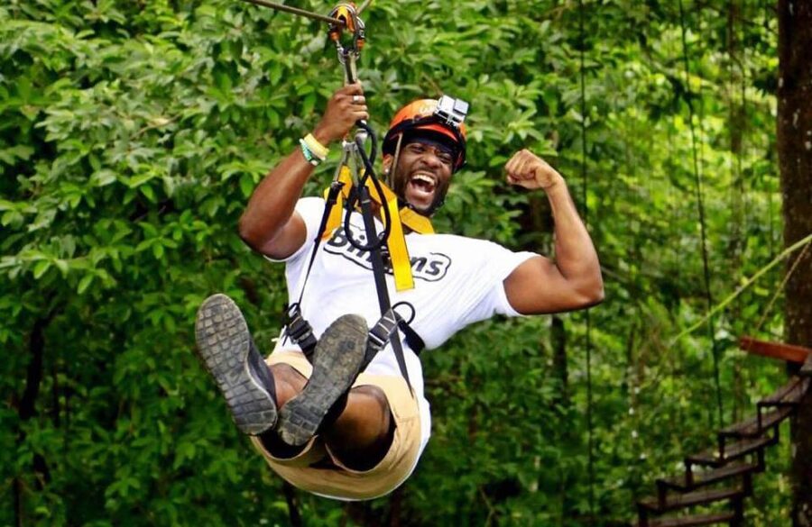 Phuket: Hanuman World Zip Line Adventure - Rappels, sky bridges, and spiral stairs