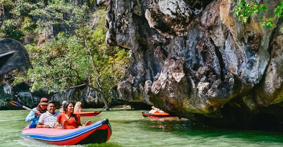 Phuket: James Bond Island Longtail Boat and Sea Canoe Tour - Khao Phing Kan and the famous rock