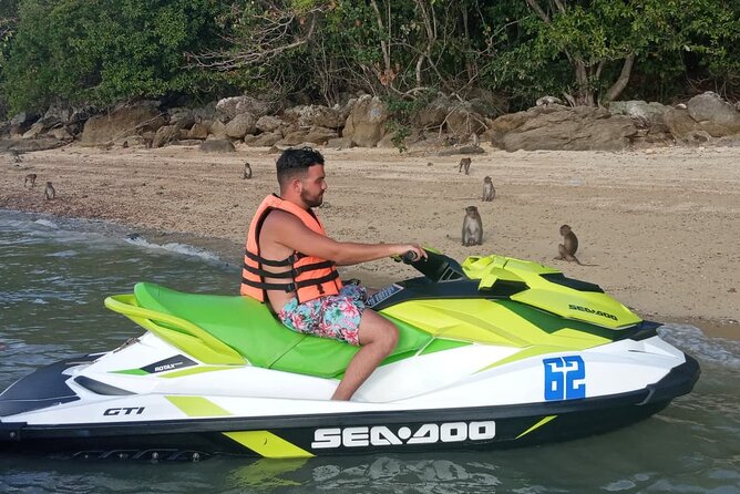 Phuket Jet Ski Tour to 5-8 Islands with Pickup and Transfer - Riding through Phang Nga Bay