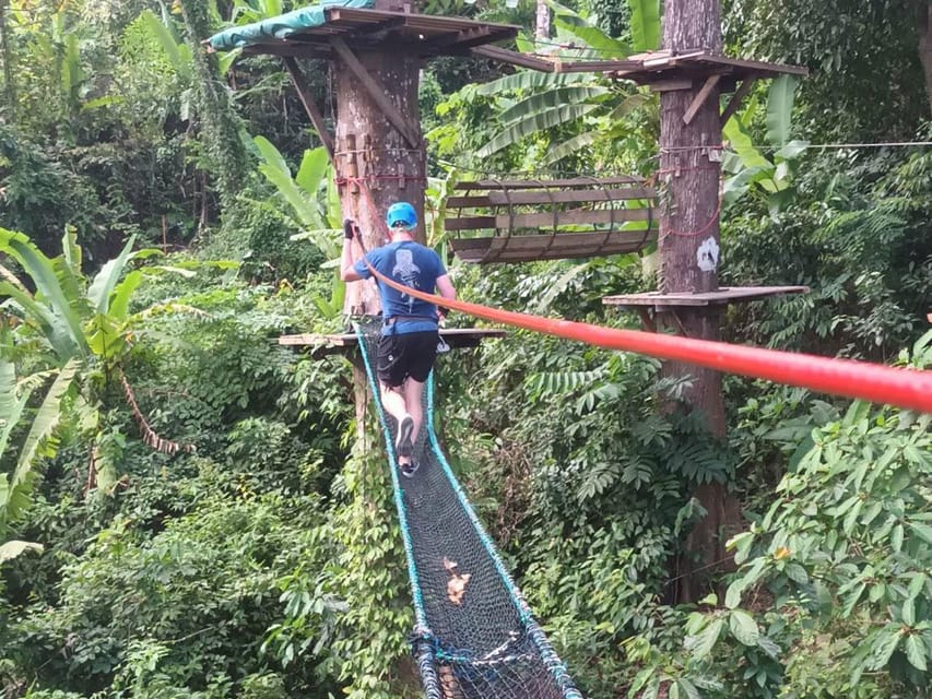 Phuket: Jungle Xtrem Adventures and Zipline Park - From hotel lobby to harness fitting