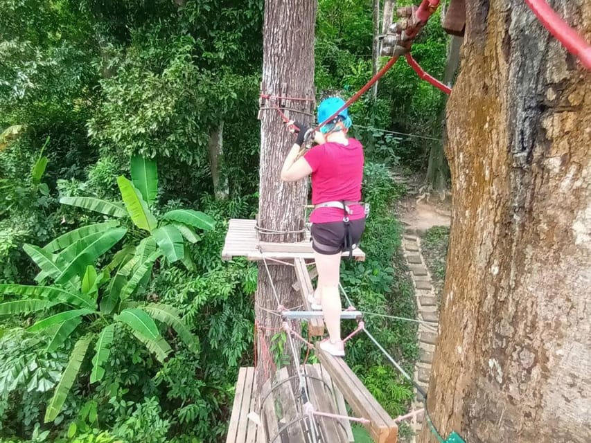 Phuket: Jungle Xtrem Adventures and Zipline Park - The obstacles between each zipline