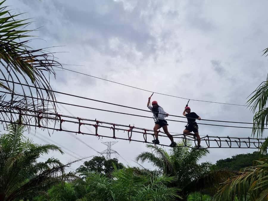 Phuket: Monkey Cave, Water Rafting, Zipline with ATV Option - Forest walking and the waterfall stop