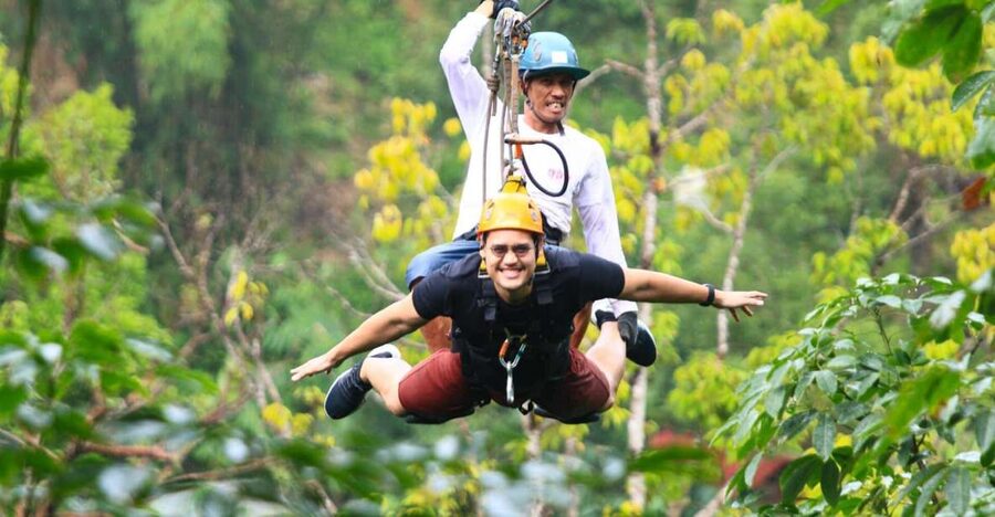 Phuket Paradise Adventure: Zipline, ATV Adventure - Pickup from Patong, Kata, Karon, Rawai, and Chalong