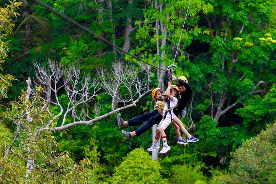 Phuket: Rainforest Eco Zipline Expedition - What the zipline section feels like