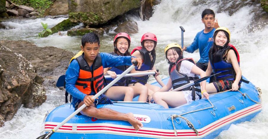 Phuket: White Water Rafting and Jungle Adventure with Lunch - Monkey Cave and the first taste of the jungle