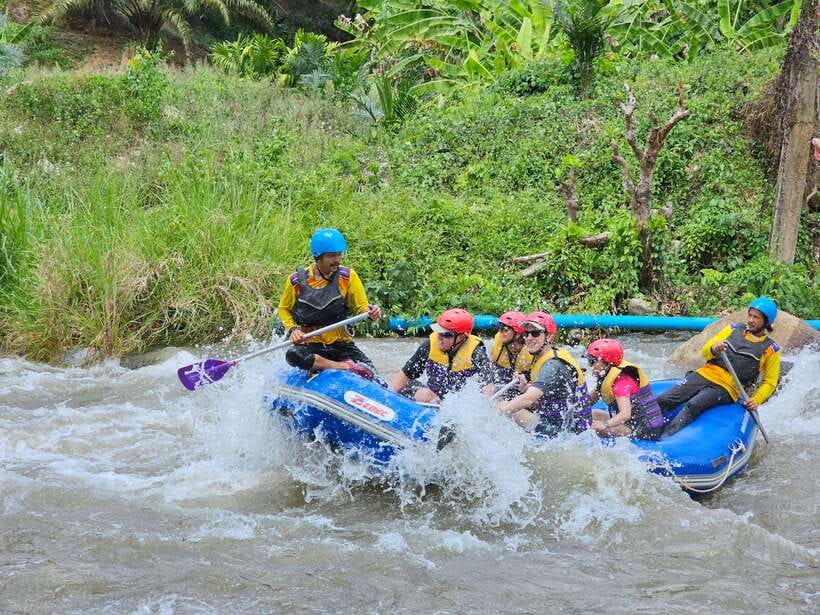 Phuket: White Water Rafting, ATV, and Zipline Adventure - The 5-kilometer white water run