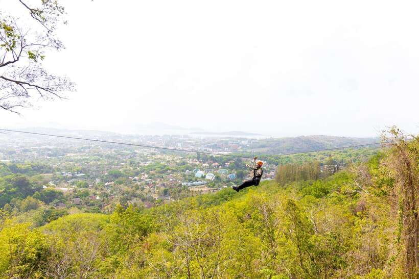 Phuket: Zipline Flying Higher than a Hawk with ATV Option - Flying through Phuket’s jungle canopy