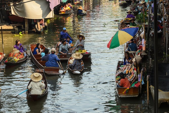 Private Excursion to Maeklong Railway and Floating Markets - Walking through Damnoen Saduak Floating Market