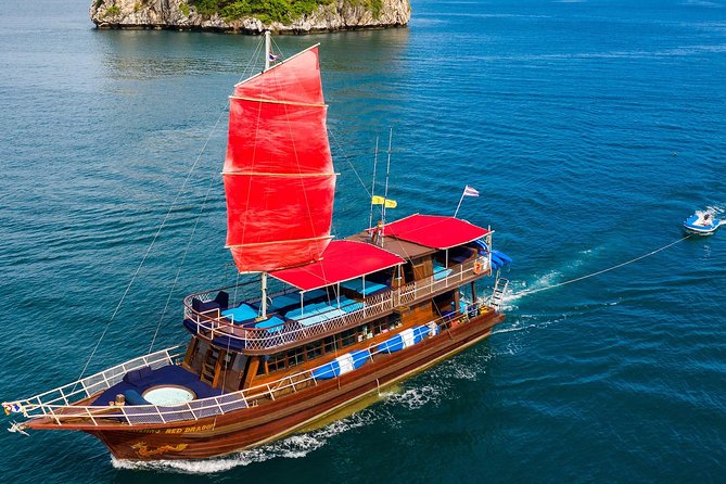 Private Full-Day Red Dragon Yacht to Angthong National Marine Park - The islands you see from the deck
