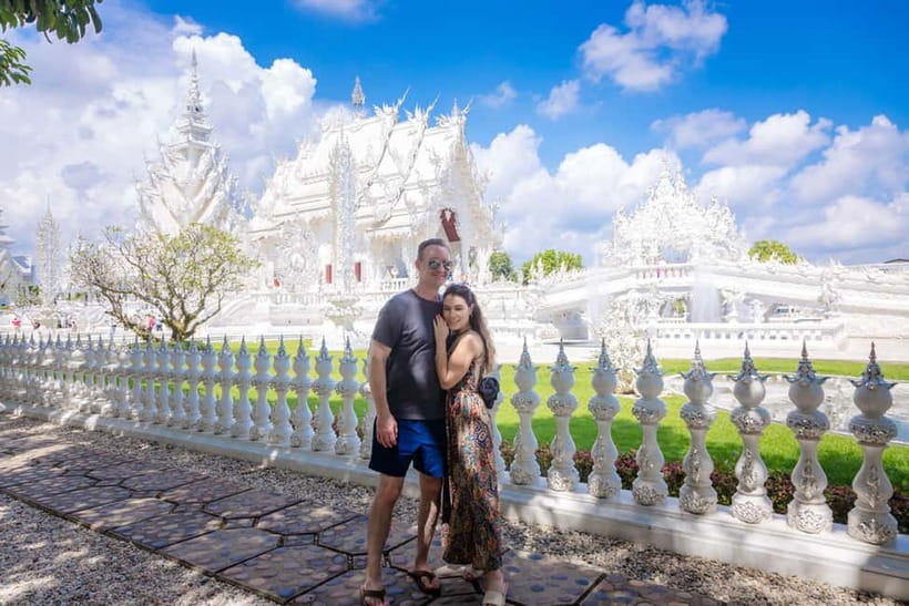 Red, Blue, White Temples & Hot Spring Trip from Chiang Mai - Wat Rong Khun: the White Temple’s strange beauty