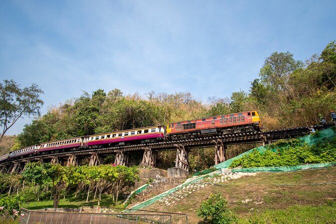 River Kwai Jungle Rafts: 2-Day Kanchanaburi Escape from Bangkok - Downriver by boat, then across the Death Railway