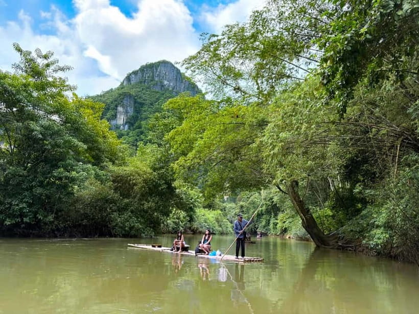 Sok River: Bamboo Raft Ride, Monkey Temple & View Point Tour - What the four-hour schedule really feels like